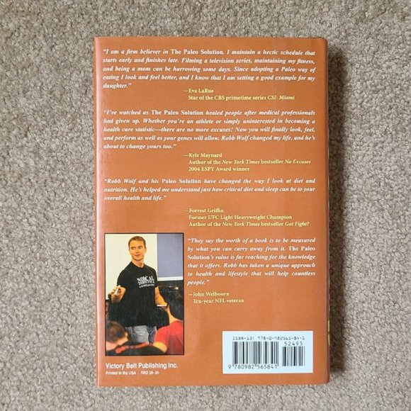 4/$20 The Paleo Solution - Robb‎ Wolf - Hardcover - Picture 5 of 5